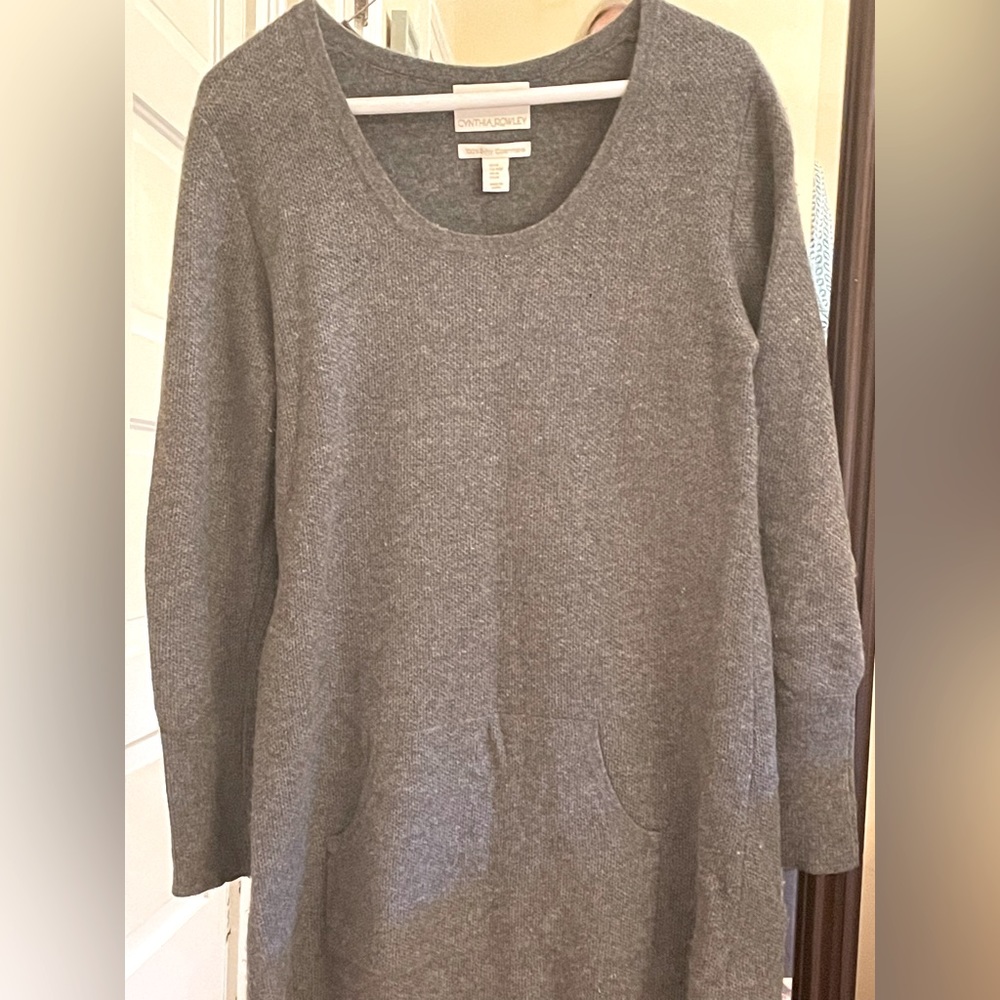 Cynthia Rowley cashmere tunic sweater